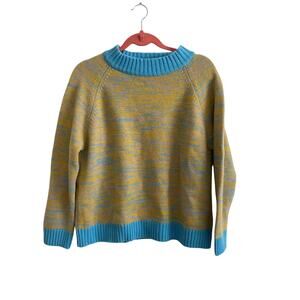 Happy Sheep Cashmere Sweater NWT Yellow multicolored S